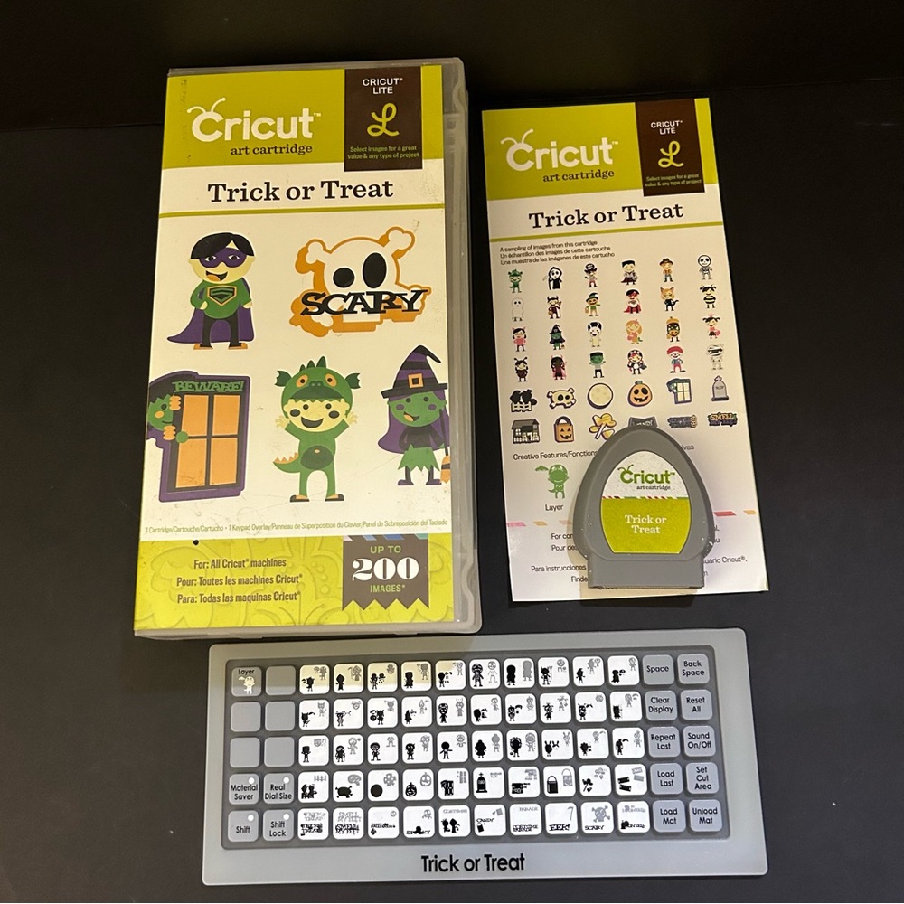 Cricut lite Trick or Treat shapes